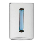Cana din sticla cu toarta colorata, 250 ml 3