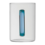 Cana din sticla cu toarta colorata, 250 ml 4