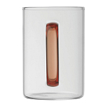 Cana din sticla cu toarta colorata, 250 ml 4