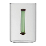 Cana din sticla cu toarta colorata, 250 ml 3
