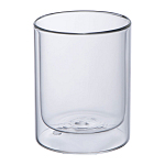 Pahar din sticla cu perete dublu, 330 ml 1