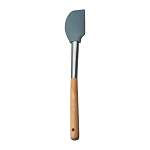 Spatula de silicon pentru aluat cu maner din bambu 2