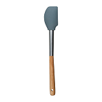 Spatula de silicon pentru aluat cu maner din bambu 3