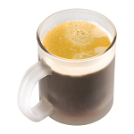 Coffee mug,transparent frosted 2