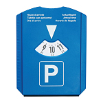 Parking disc with ice scraper 1