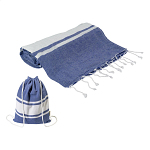 prosop de plaja, din bumbac reciclat si sac cu snur, Tortuga 1