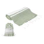 prosop de plaja, din bumbac reciclat si sac cu snur, Tortuga 1