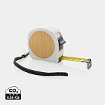 Ruleta din plastic reciclat si bambus 5M/19 mm 2