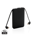 Powerbank de buzunar 5.000 mAh cu cabluri integrate 2