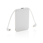 Powerbank de buzunar 5.000 mAh cu cabluri integrate 1