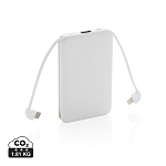 Powerbank de buzunar 5.000 mAh cu cabluri integrate 2