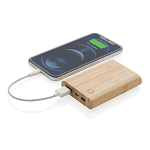 Powerbank de 5.000 mAh din bambus 3