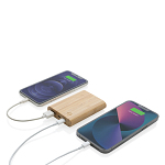 Powerbank de 5.000 mAh din bambus 4