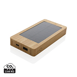 Powerbank solar Sunwick de 8.000 mAh din bambus 2