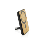 Powerbank magnetic Zen 5W 5.000 mAh din bambus si rplastic 3