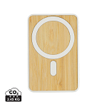 Powerbank magnetic Zen 5W 5.000 mAh din bambus si rplastic 2