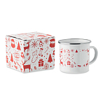 Cana emailata de Craciun 300ml 1