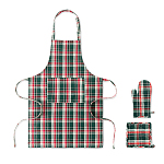 Set bucatarie bumbac carouri 1