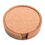 MARIOKA Set of 4 cork coasters 1