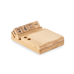 Calendar birou din bambus 1