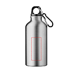 Sticla de apa din aluminiu reciclat Oregon de 400 ml cu carabiniera 4
