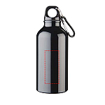 Sticla de apa din aluminiu reciclat certificat RCS Oregon 400 ml cu carabiniera 4