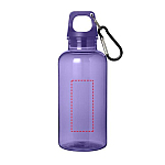 Oregon 400 ml RCS certified recycled plastic water bottle with carabiner 4