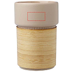 Fika 340 ml tumbler cu manson de bambus 4
