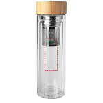 Bailey 400 ml sticla infuzor din sticla borosilicata cu capac de bambus 4