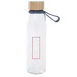 Porto 500 ml glass water bottle with silicone handle and bamboo lid 4