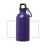 Oregon 400 ml RCS certified single wall stainless steel water bottle with carabiner 4
