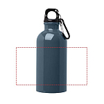 Oregon 400 ml RCS certified single wall stainless steel water bottle with carabiner 4