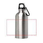 Oregon 400 ml RCS certified single wall stainless steel water bottle with carabiner 4
