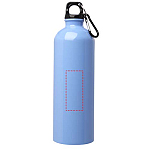 Oregon 750 ml sticla de apa din inox, reciclata RCS, cu carabiniera 4