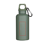 Oregon 400 ml solid colour RCS recycled plastic water bottle with carabiner 4