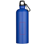 Oregon 750 ml matte RCS recycled single wall stainless steel water bottle with carabiner 4