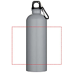 Oregon 750 ml matte RCS recycled single wall stainless steel water bottle with carabiner 4