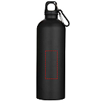 Oregon 750 ml matte RCS recycled single wall stainless steel water bottle with carabiner 4
