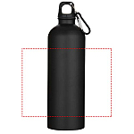 Oregon 750 ml matte RCS recycled single wall stainless steel water bottle with carabiner 4