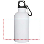 Oregon 400 ml sublimation RCS recycled single wall stainless steel water bottle with carabiner 4