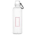 Oregon 750 ml RCS recycled plastic water bottle with carabiner 4
