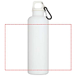 Oregon 750 ml solid colour RCS recycled plastic water bottle with carabiner 4