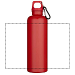 Oregon 750 ml solid colour RCS recycled plastic water bottle with carabiner 4