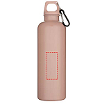 Oregon 750 ml solid colour RCS recycled plastic water bottle with carabiner 4