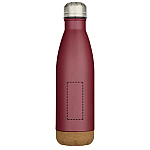 Cove 500 ml double wall vacuum insulated stainless steel water bottle with cork details 4