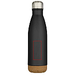 Cove 500 ml double wall vacuum insulated stainless steel water bottle with cork details 4