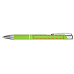 Moneta aluminium click ballpoint pen (blue ink) 4