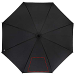 Fontana 23 auto open umbrella with carbon look and crooked handle 4