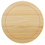 Lenora 250 ml glass cup with bamboo lid 4