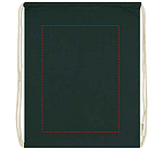 Orissa 100 g/m² organic cotton drawstring bag 5L 3